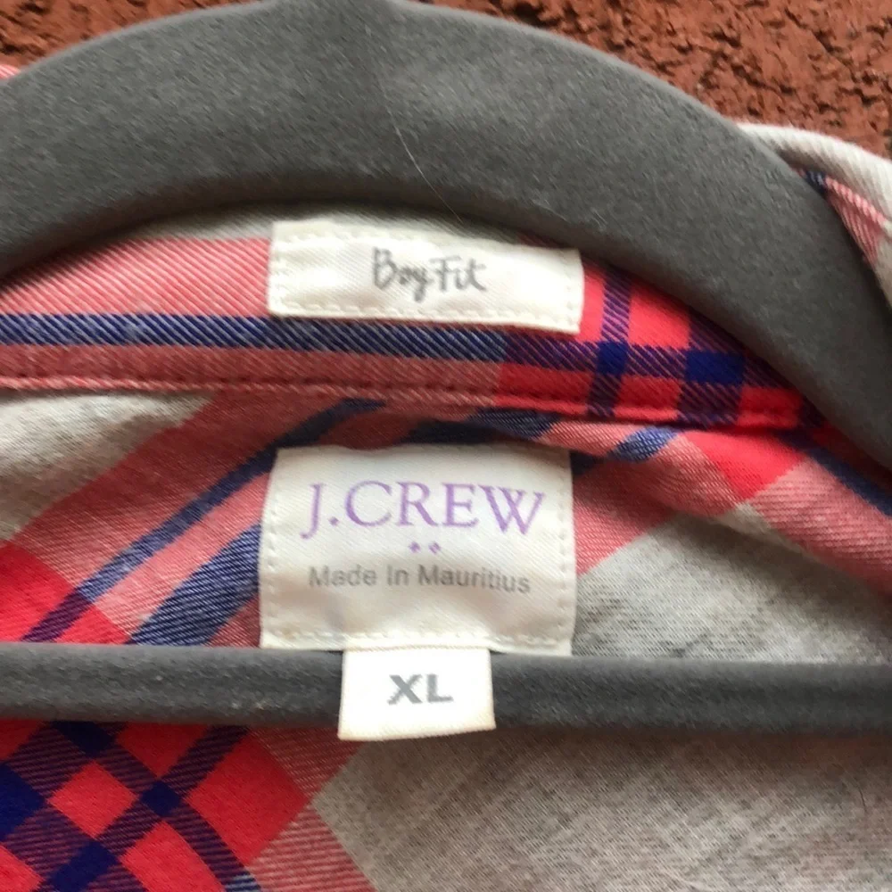 J crew boy fit button down